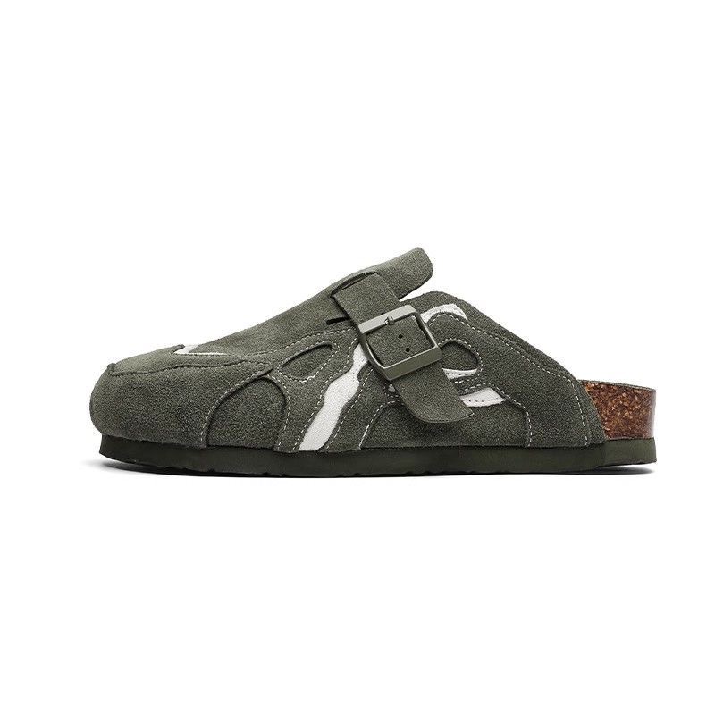 suede clog