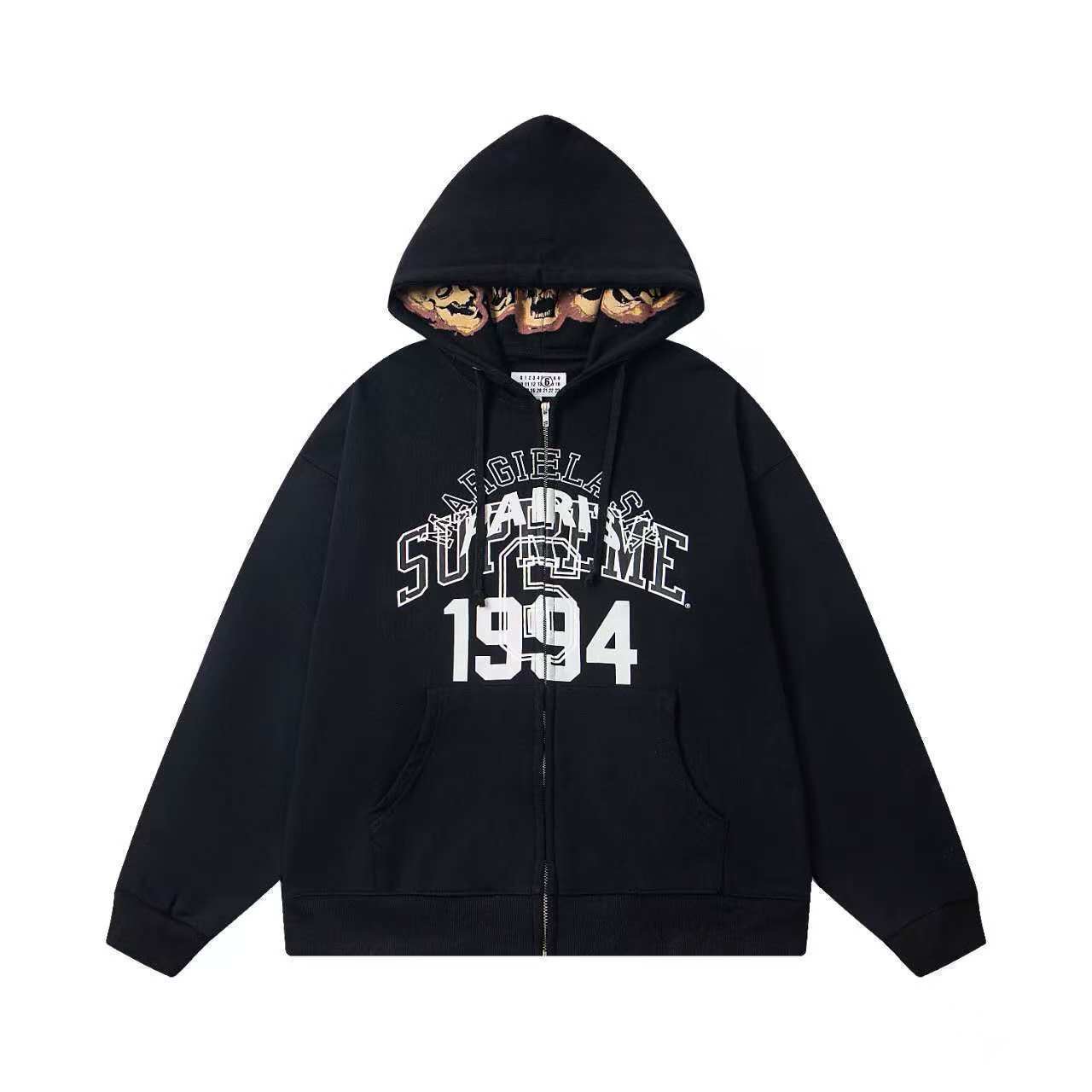 Supreme MM6 Maison Margiela Zip Up Hooded Sweatshirt