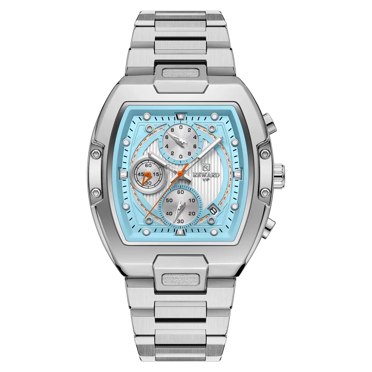 REWARD Men's Tonneau Chronograph