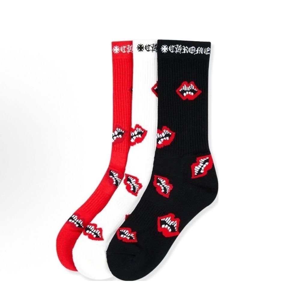 Chrome heart socks