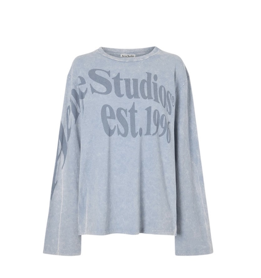 Acne Studios Relaxed-Fit Graphic Long-Sleeve