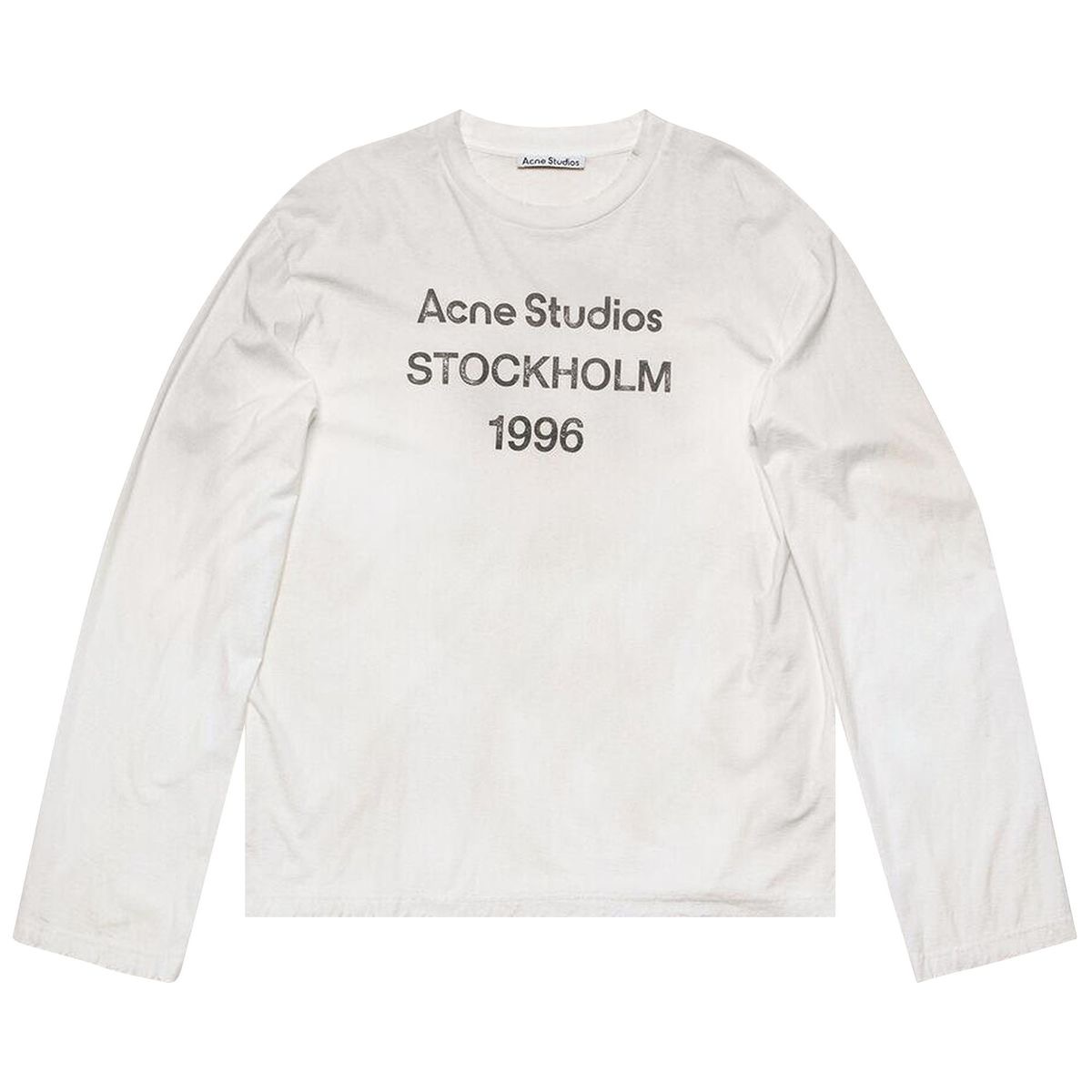 Acne Studios Sprayed 1996 Logo Long-Sleeve T-Shirt