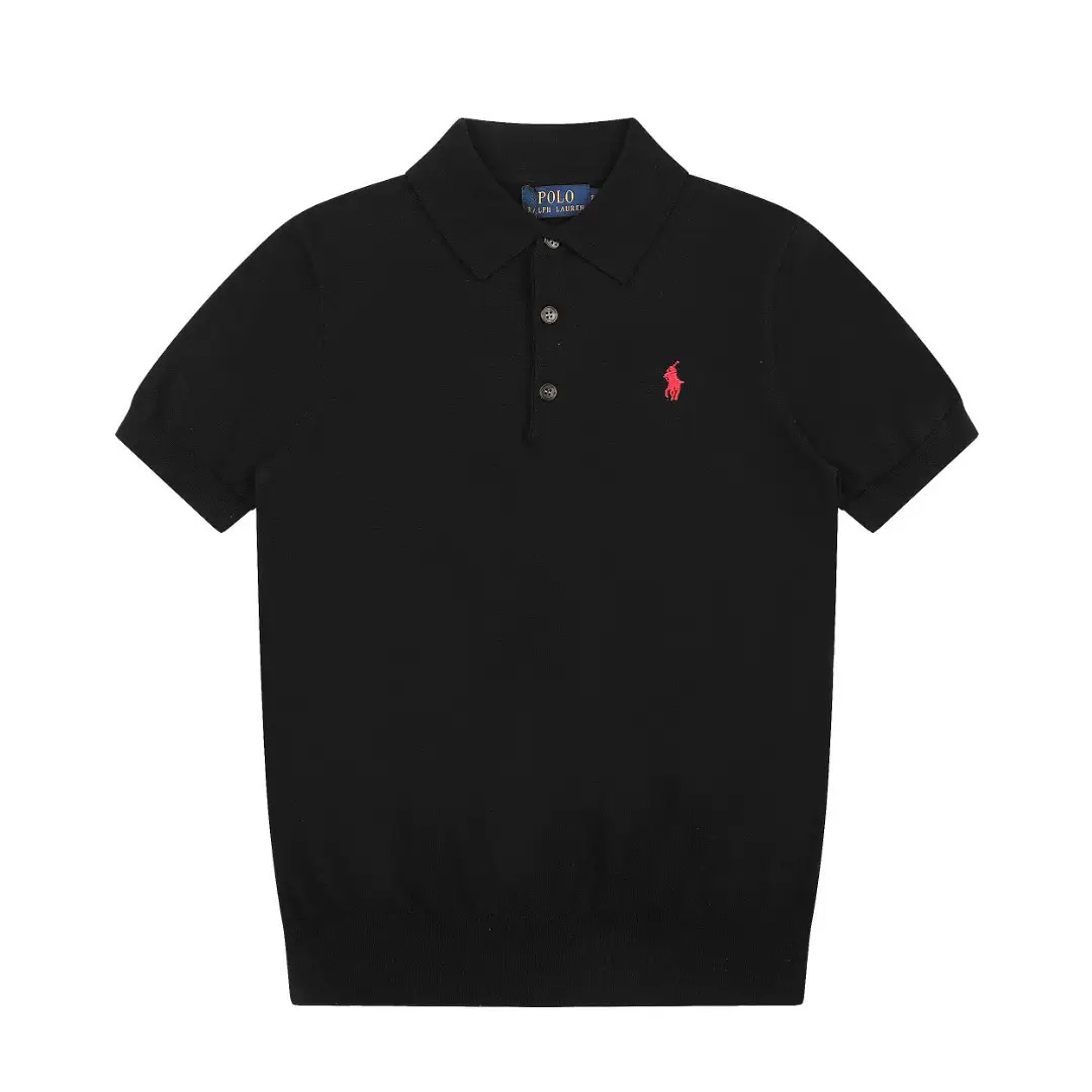 Cotton Polo Collar Sweater